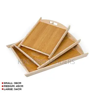 3pcs Wooden Serving Trays