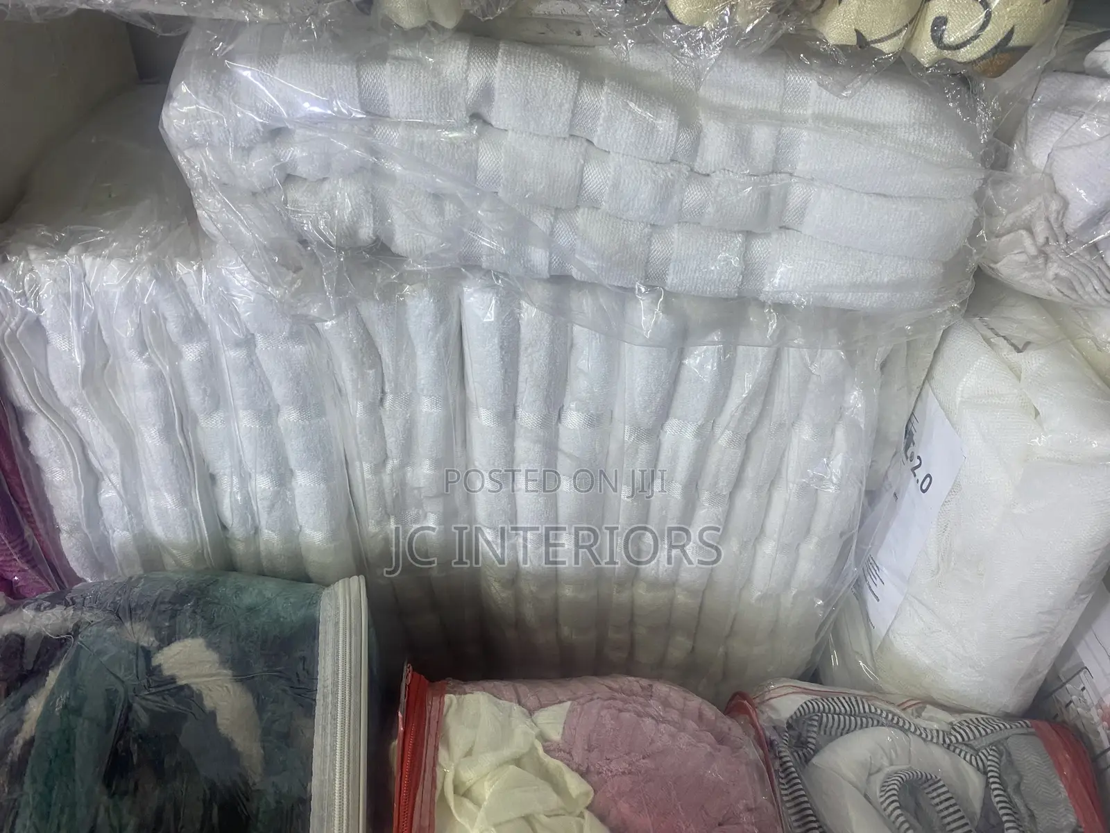 Plain White Towels
