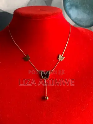 Trendy Black Butterfly Necklace