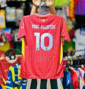 Liverpool Football Jersey. #Mac Allister