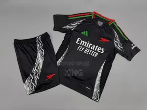 Praise Arsenal Black Kids Football Kit
