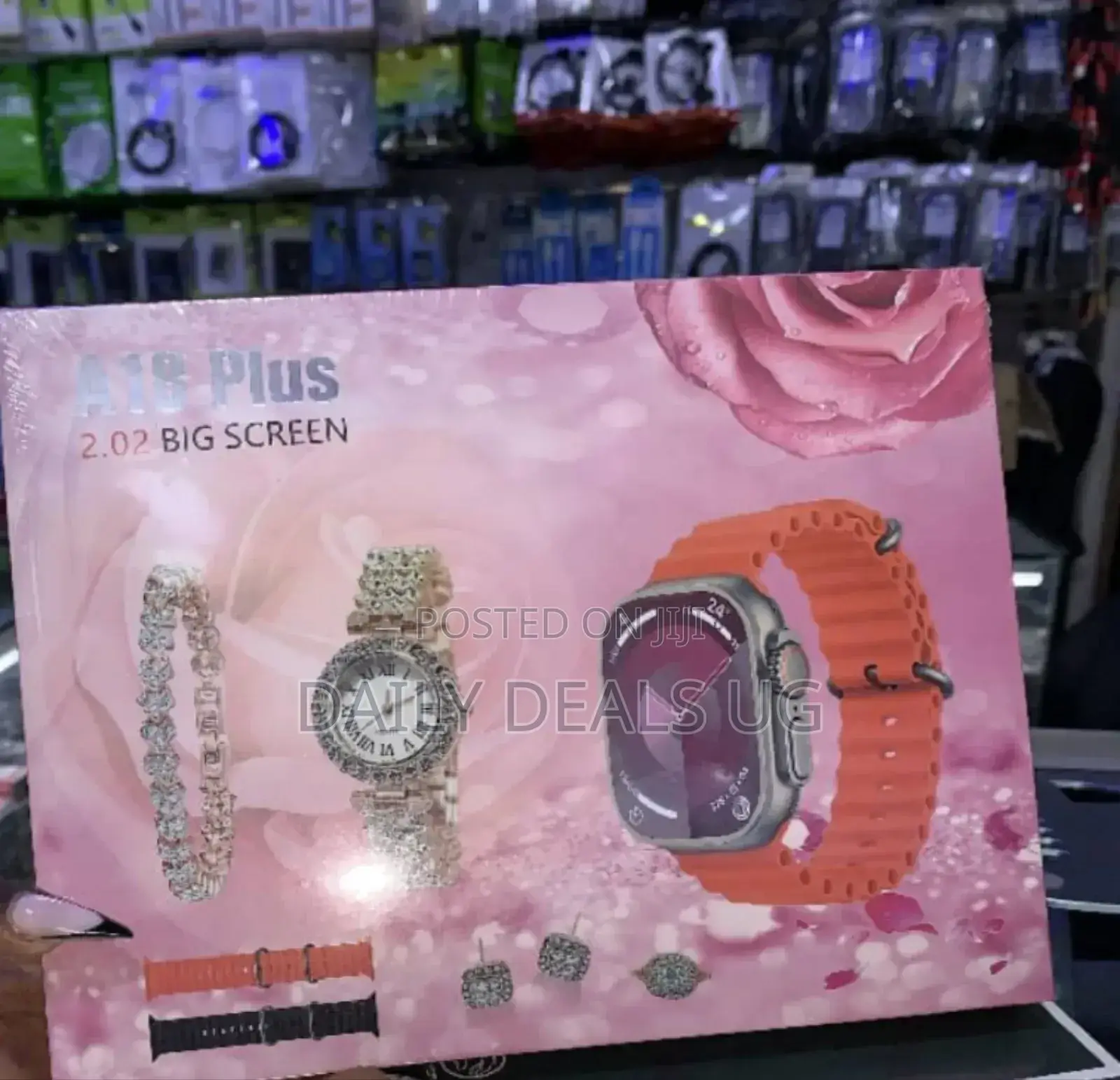 Ladies Smart Watch Set