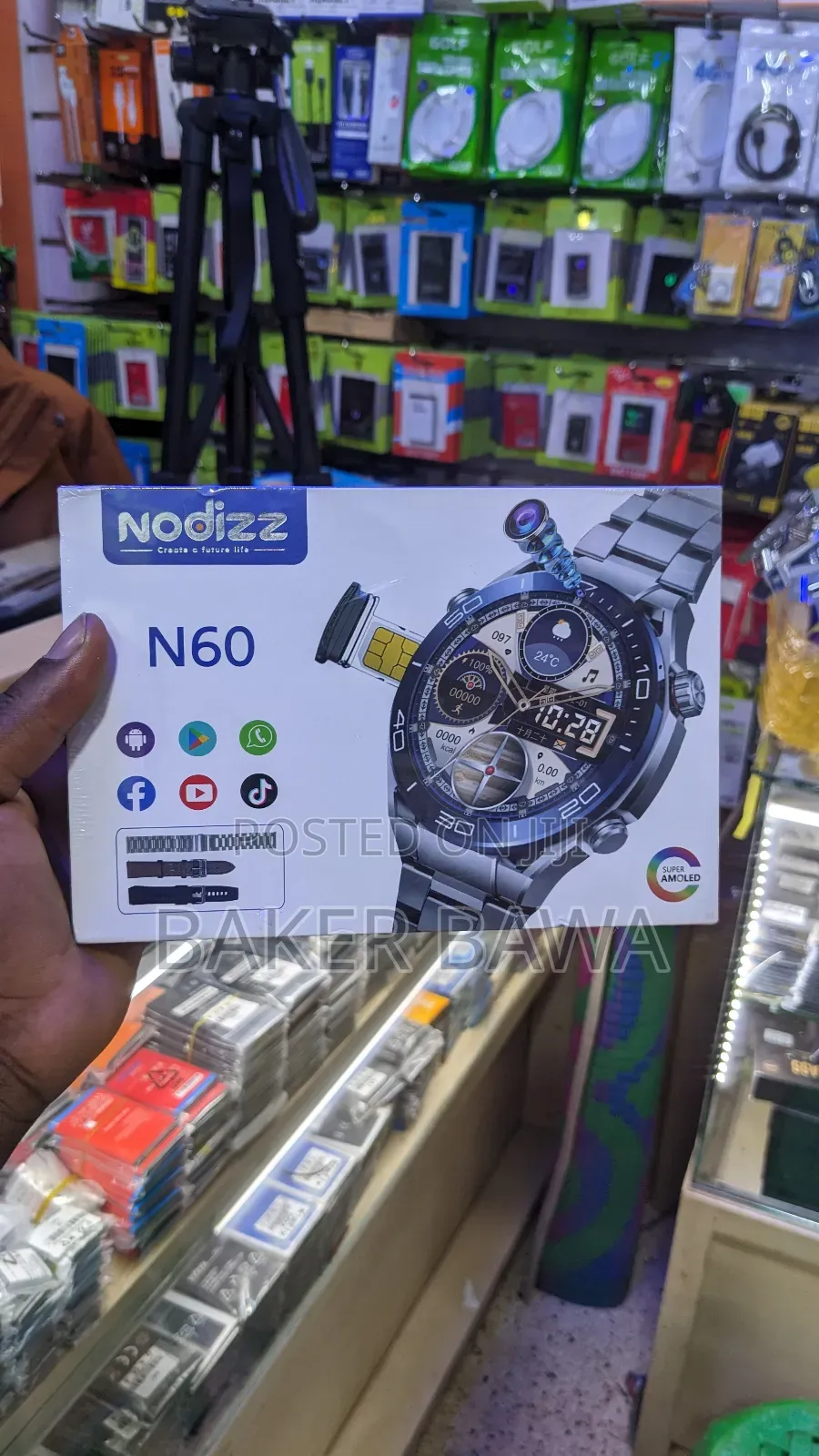 Smart Watch With Inserting Sim Card Place and Camera