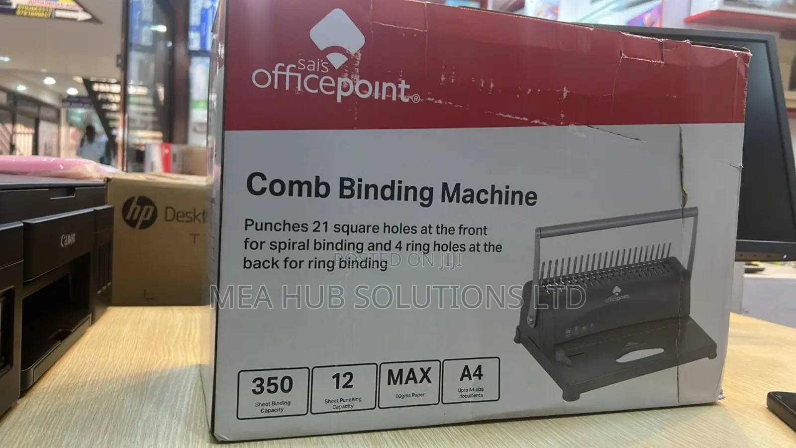 Office Point Comb Binding Machine