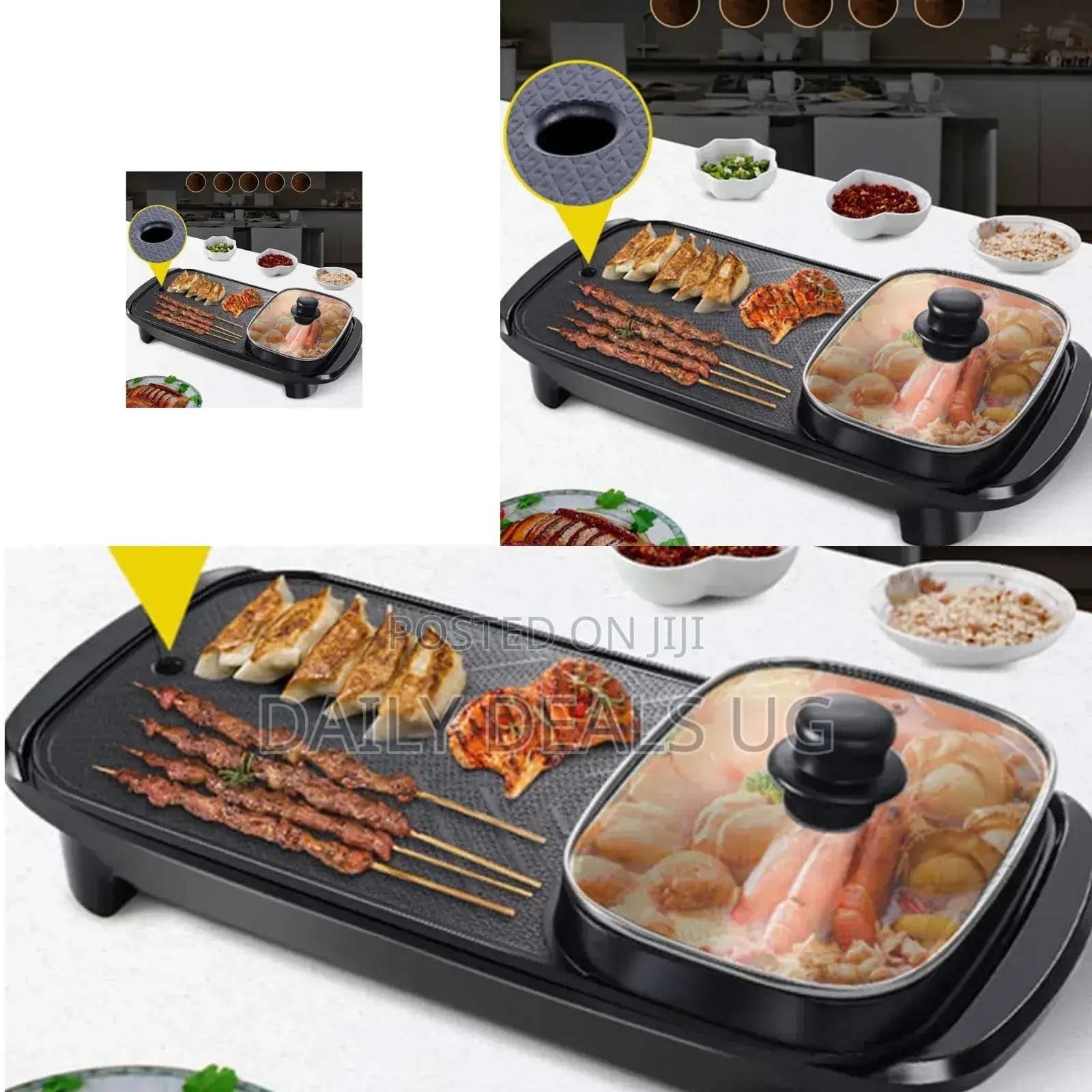 2 in 1 BBQ Grill