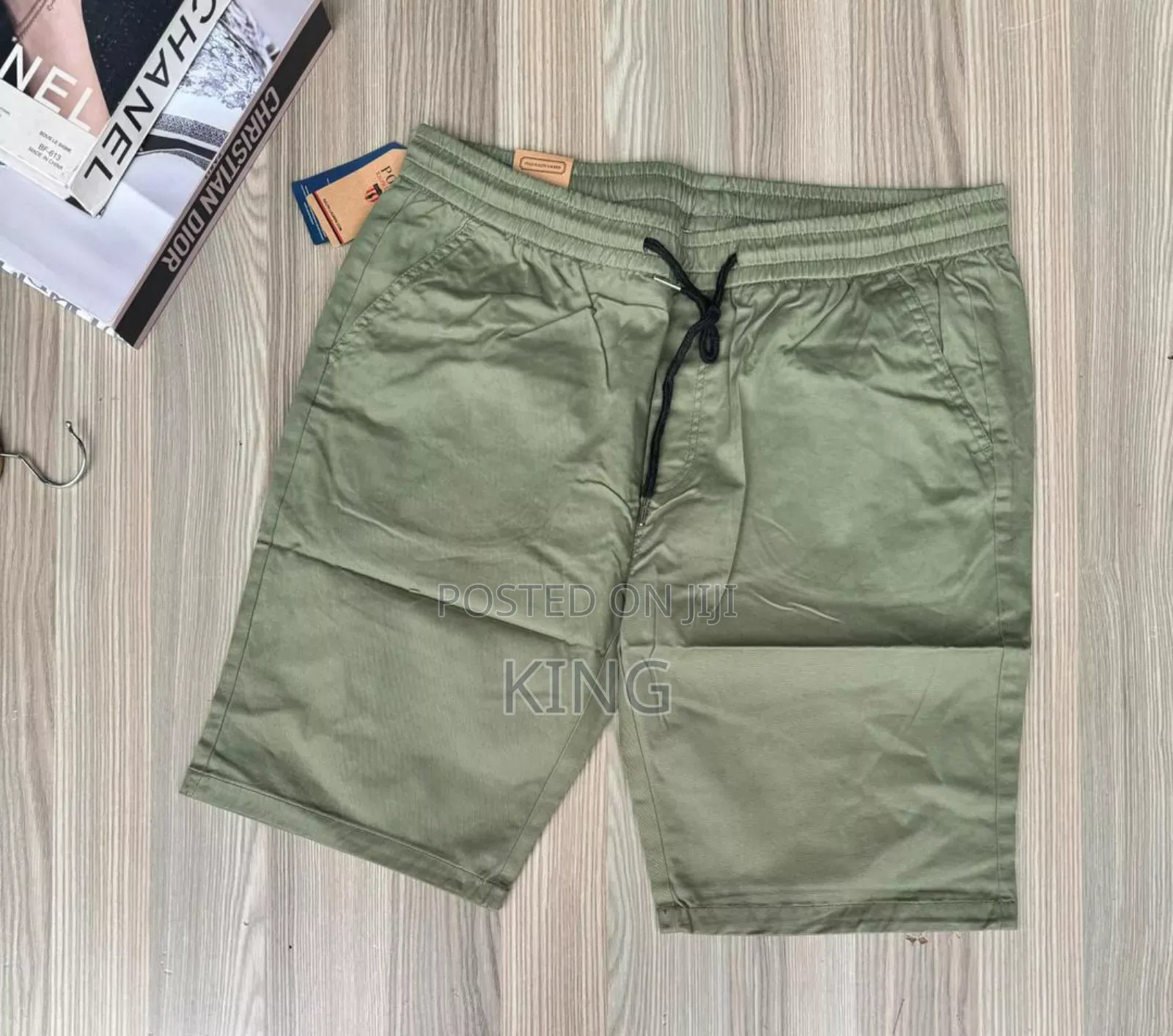 Goodie Short Kaki. Draw String Shorts