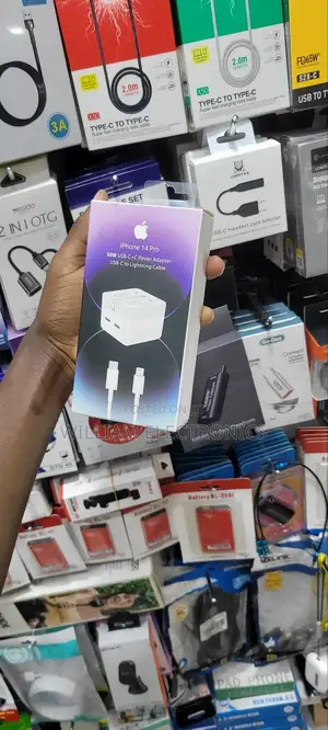 iPhone 50W Power Adapter/Fast Charging Cable