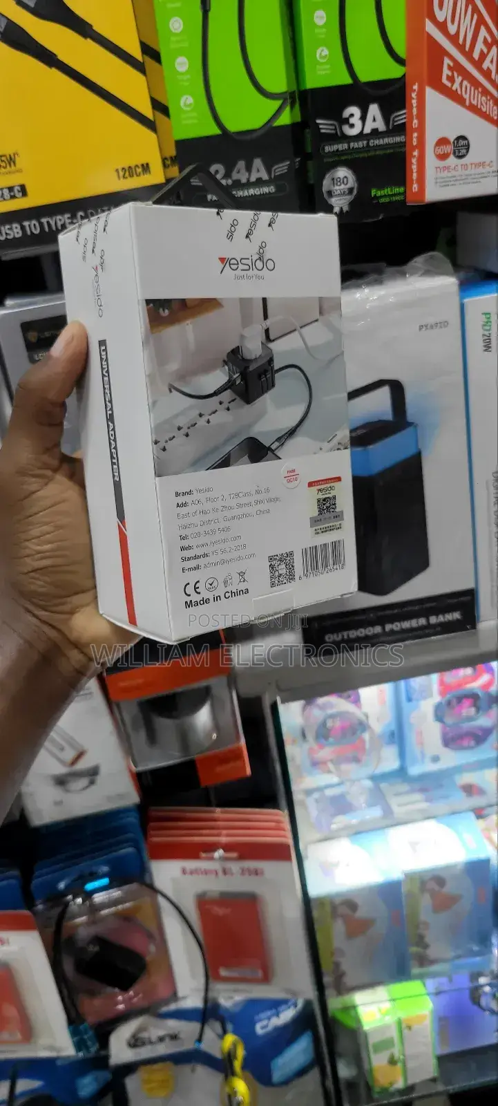 Worldwide Power Socket Travel Adapter/Short Circuit Adapter