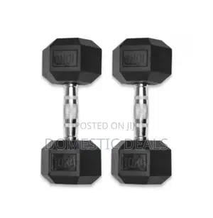 10kg Pair of Hex Dumbells