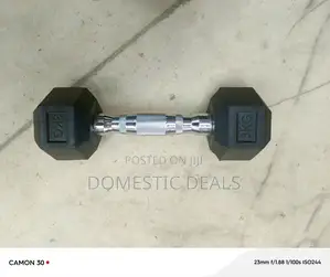 1pc 3kg Hex Dumbell