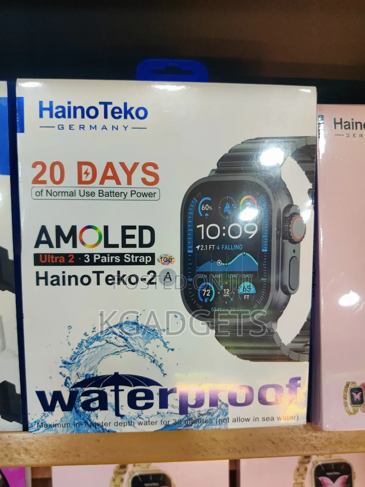 Waterproof Smartwatch With 20days Battery