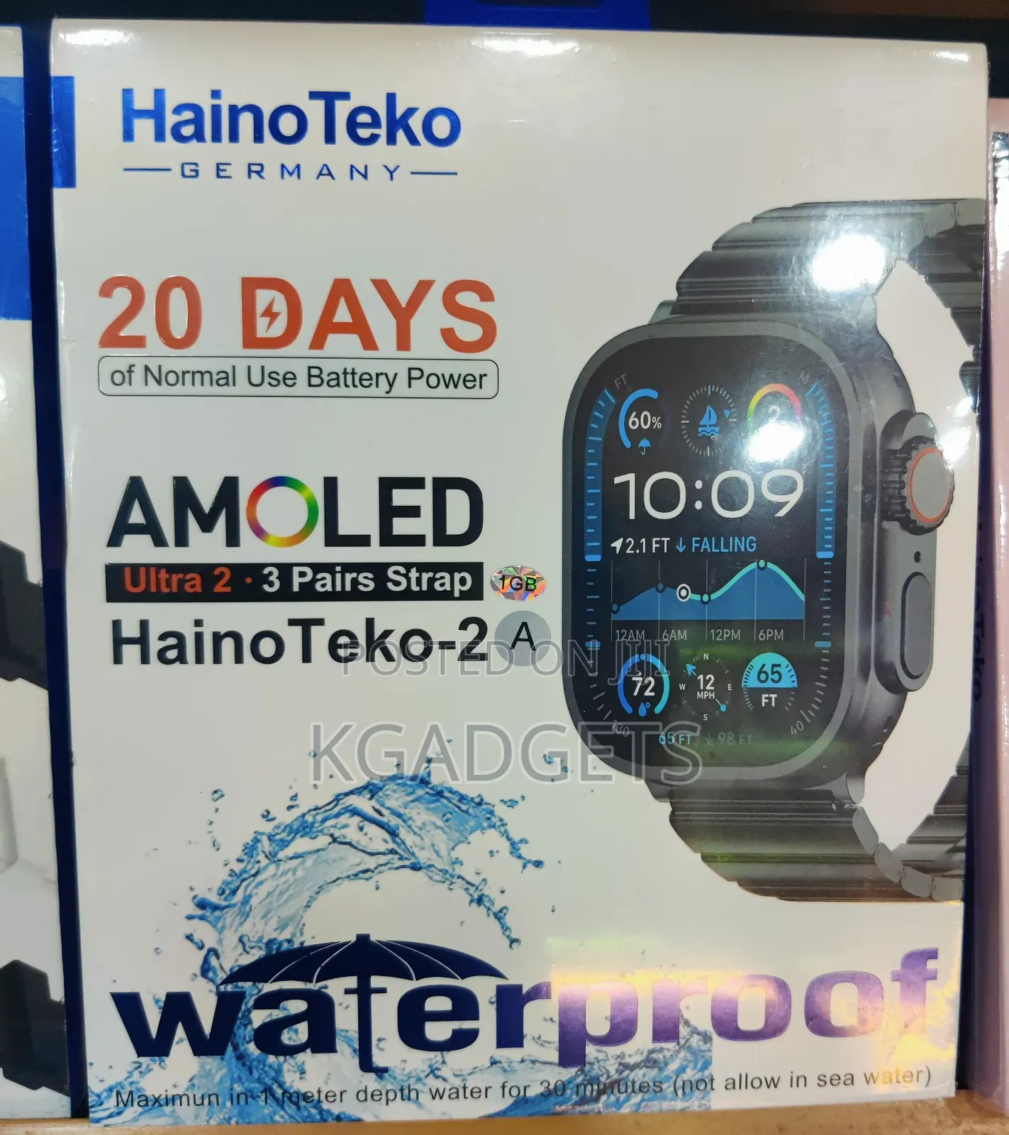 Waterproof Smartwatch With 20days Battery