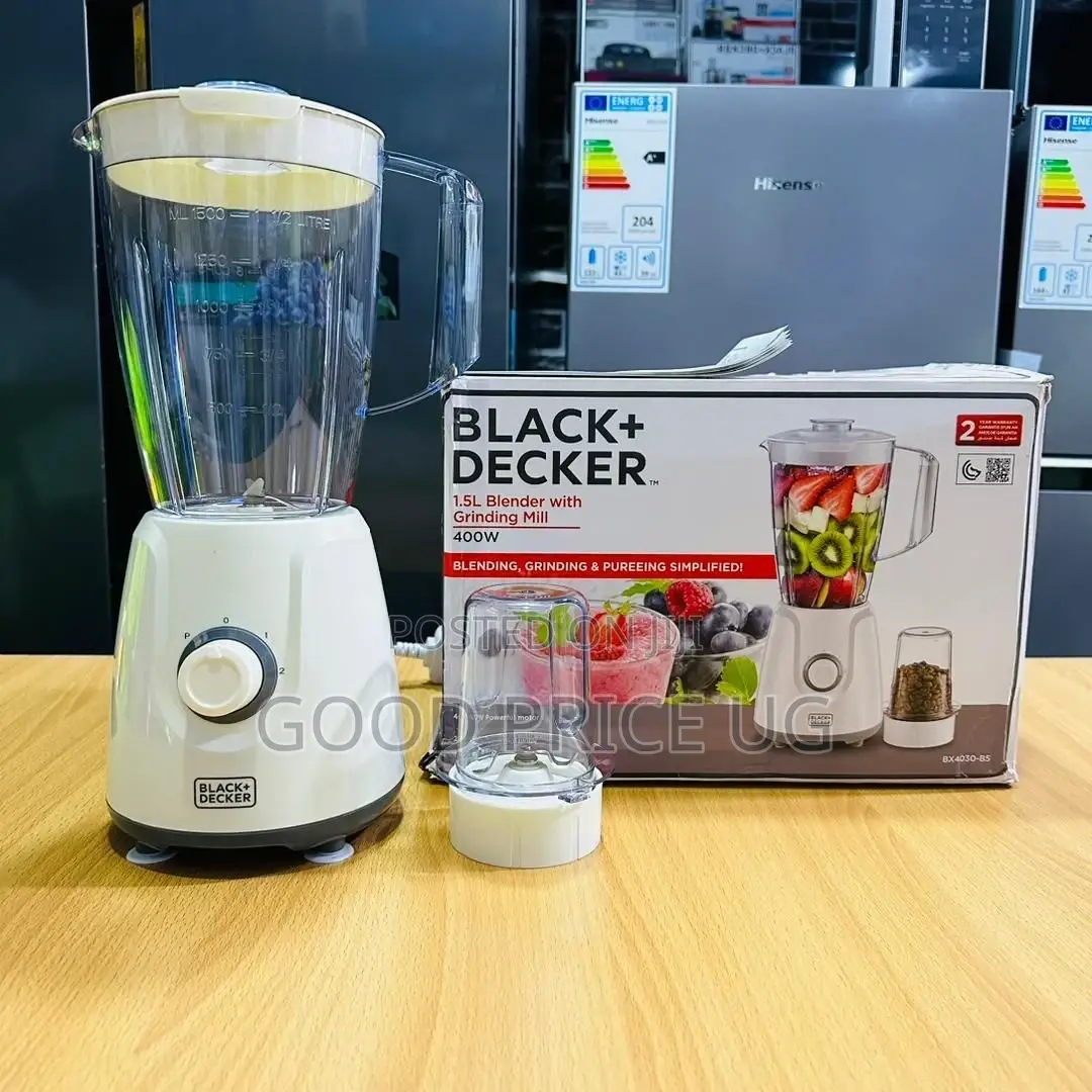 Black Decker Blender With Grinding Mill