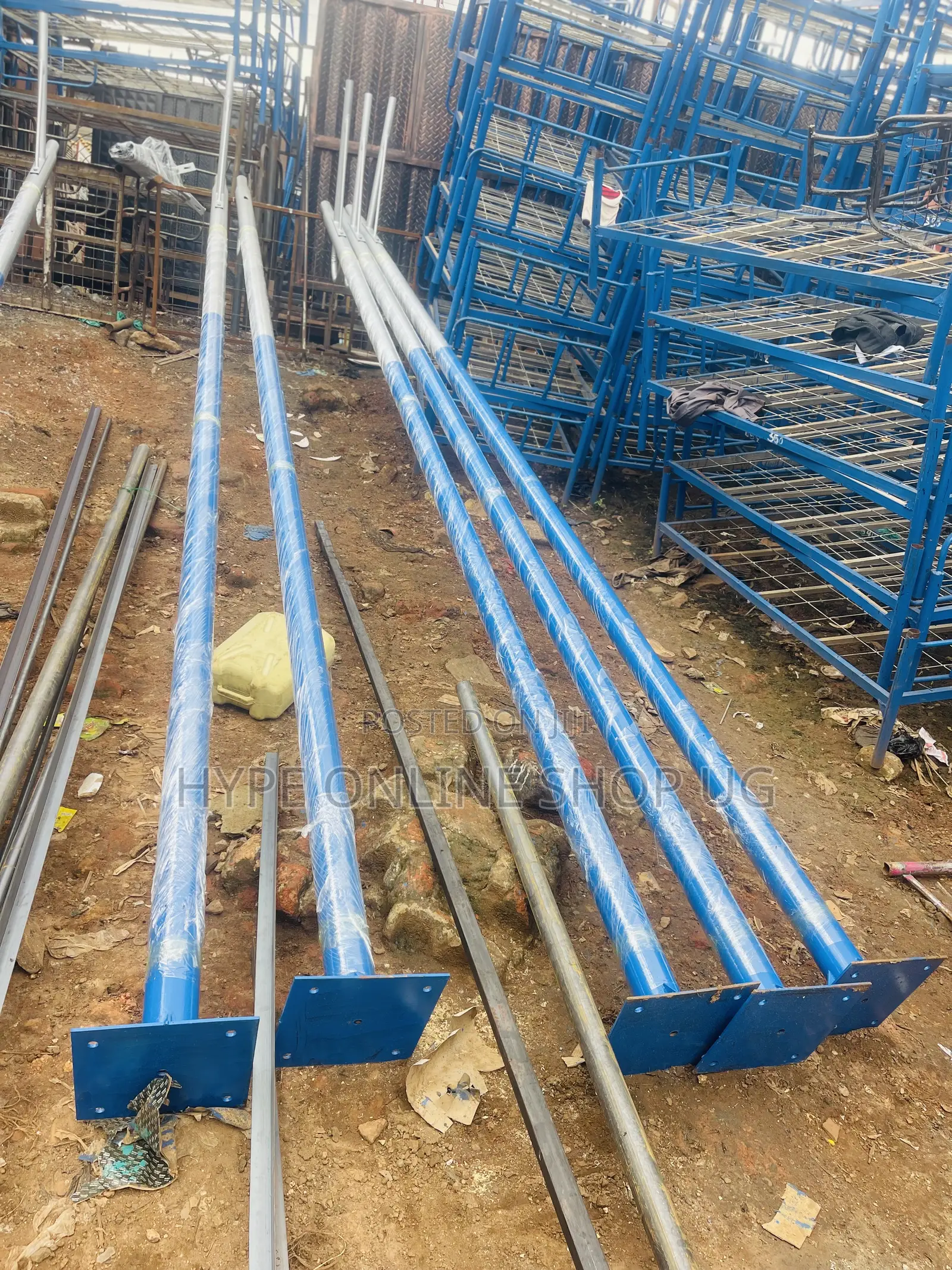 7meters Long,Solar Poles With Basements