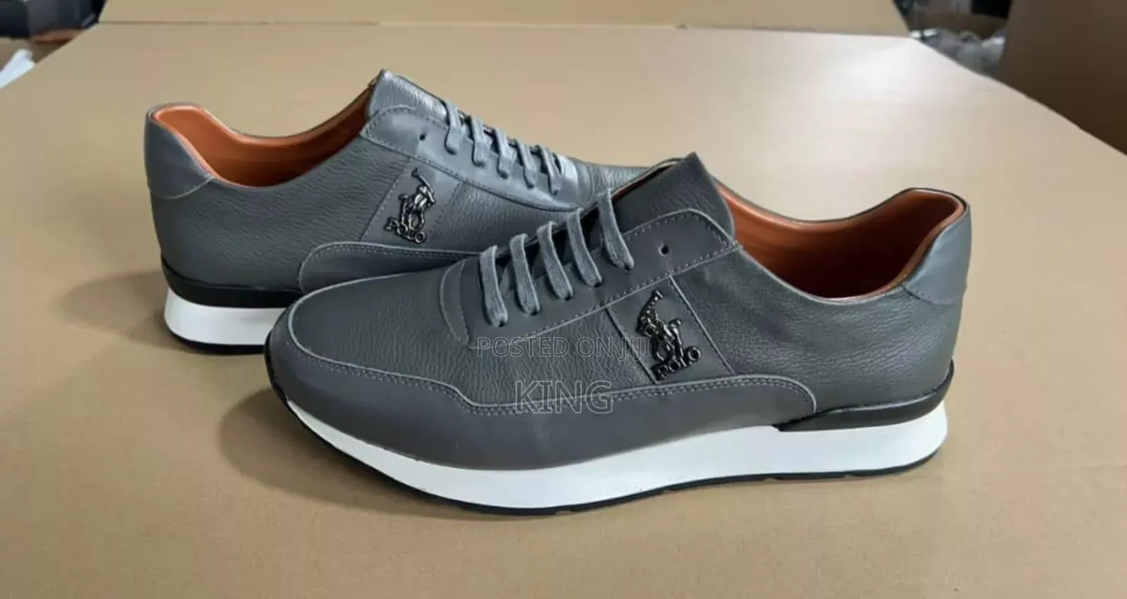 Grand Polo Leather Sneakers