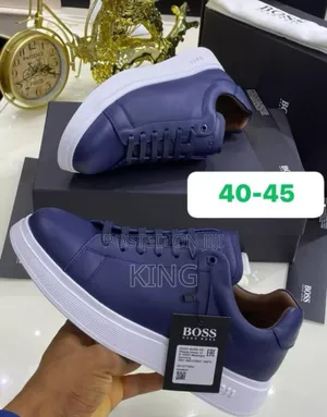 Factual Boss by Hugo Boss Men's Leather Sneakers