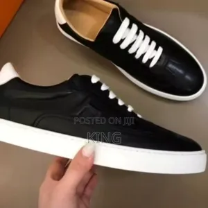 Icon Hermes Calfskin Low Sneakers Shoes
