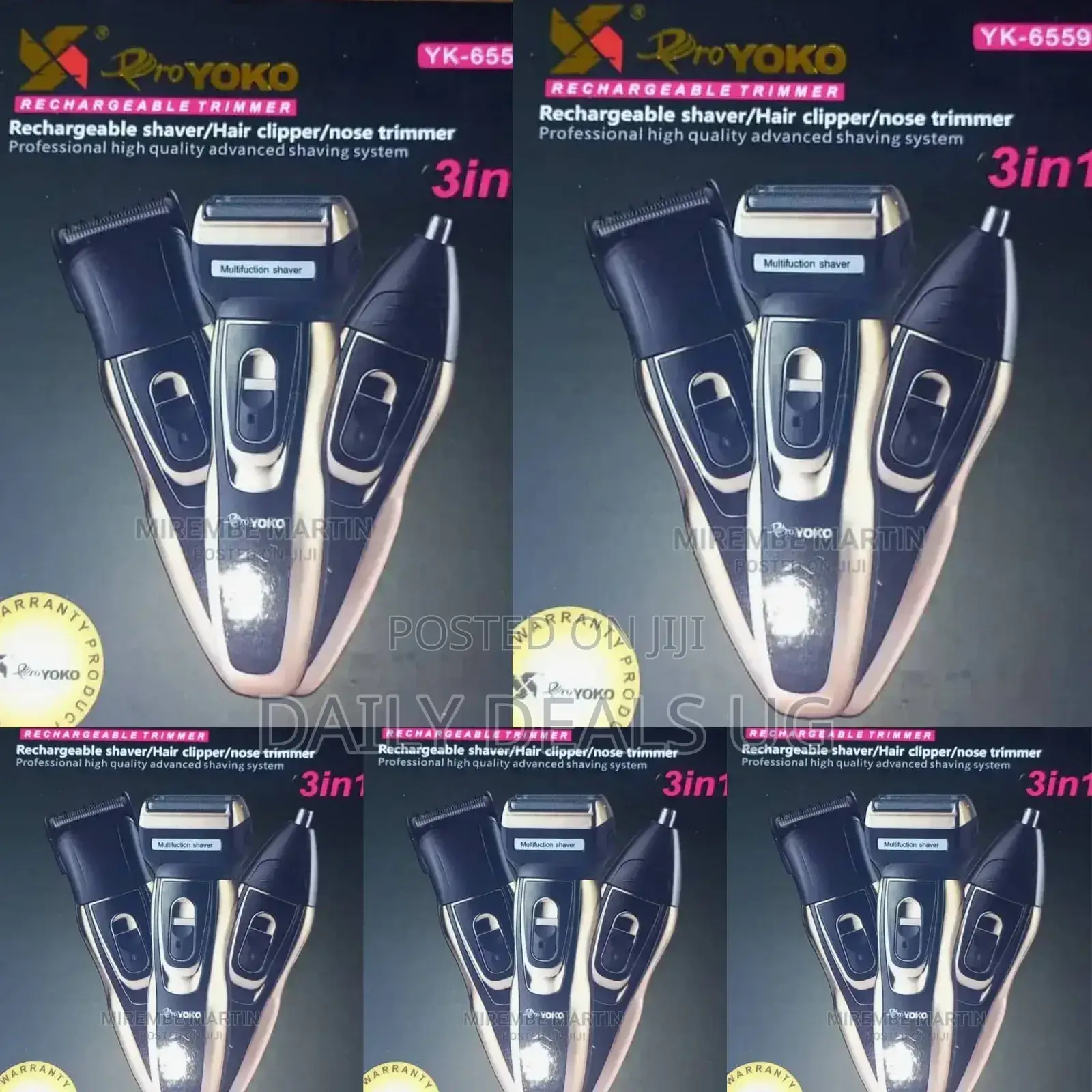 Rechargeable 3 in 1 Shaver