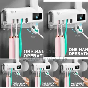 Automatic Toothbrush and Toothpaste Holder
