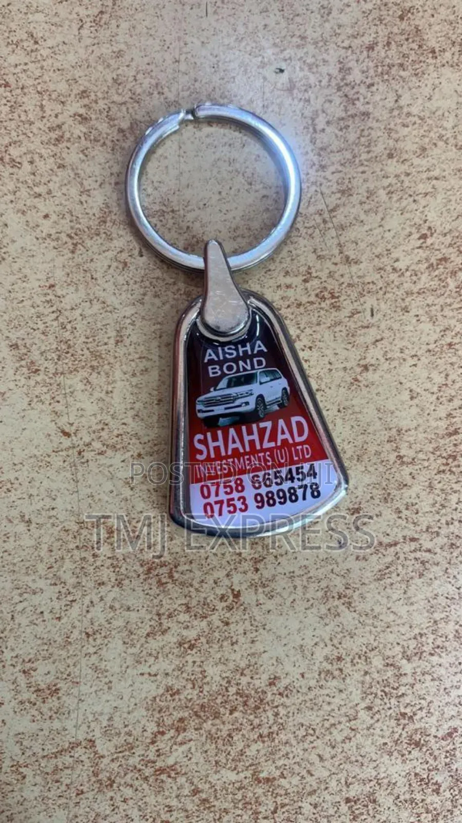 Branded Metalic Key Holders