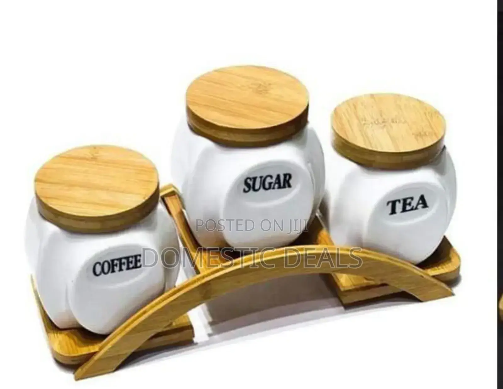 3pcs Ceramic Storage Canisters/ Jars
