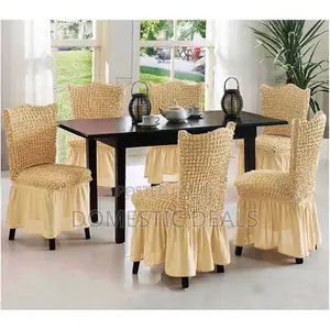6pcs Elastic Dining Chair Covers