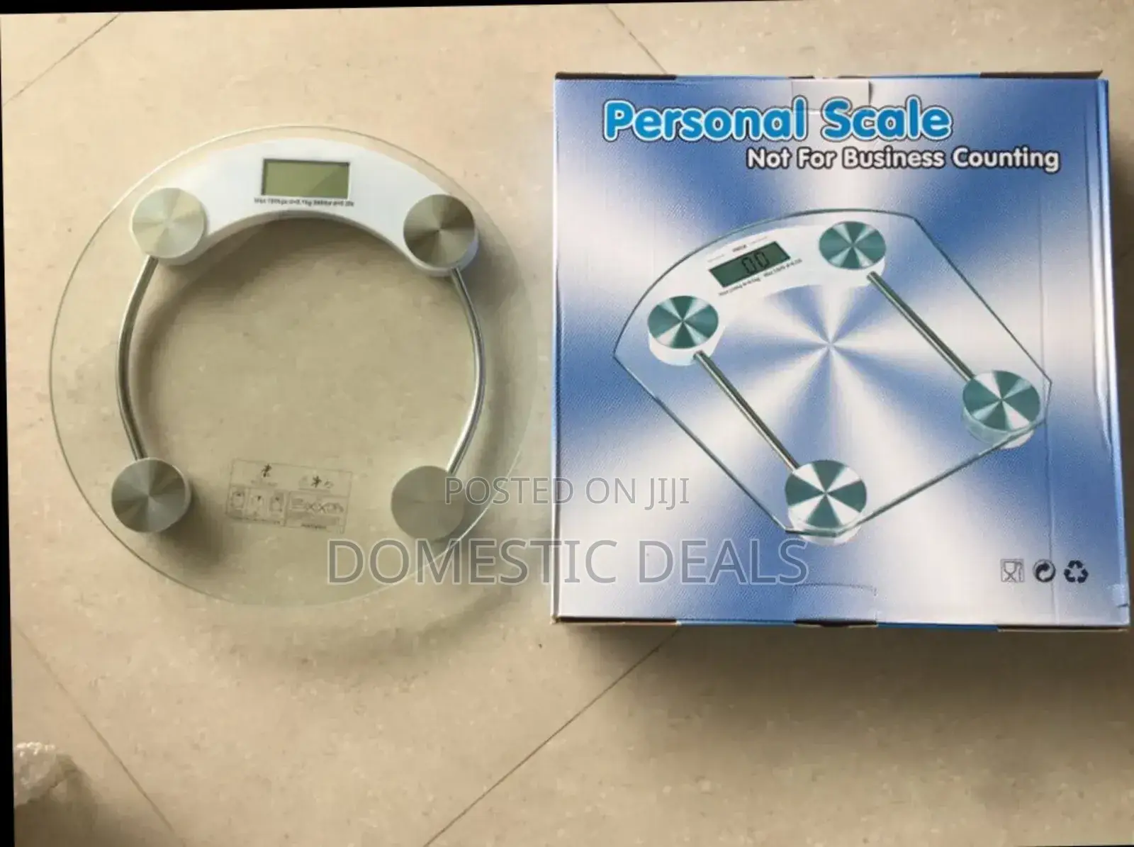 Bathroom Thick Glass Weighing Scale