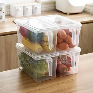 4pcs Plastic Fridge Storage Containers