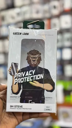 Green Lion 9H Steve Privacy Glass iPhone 16 Pro/Pro Max