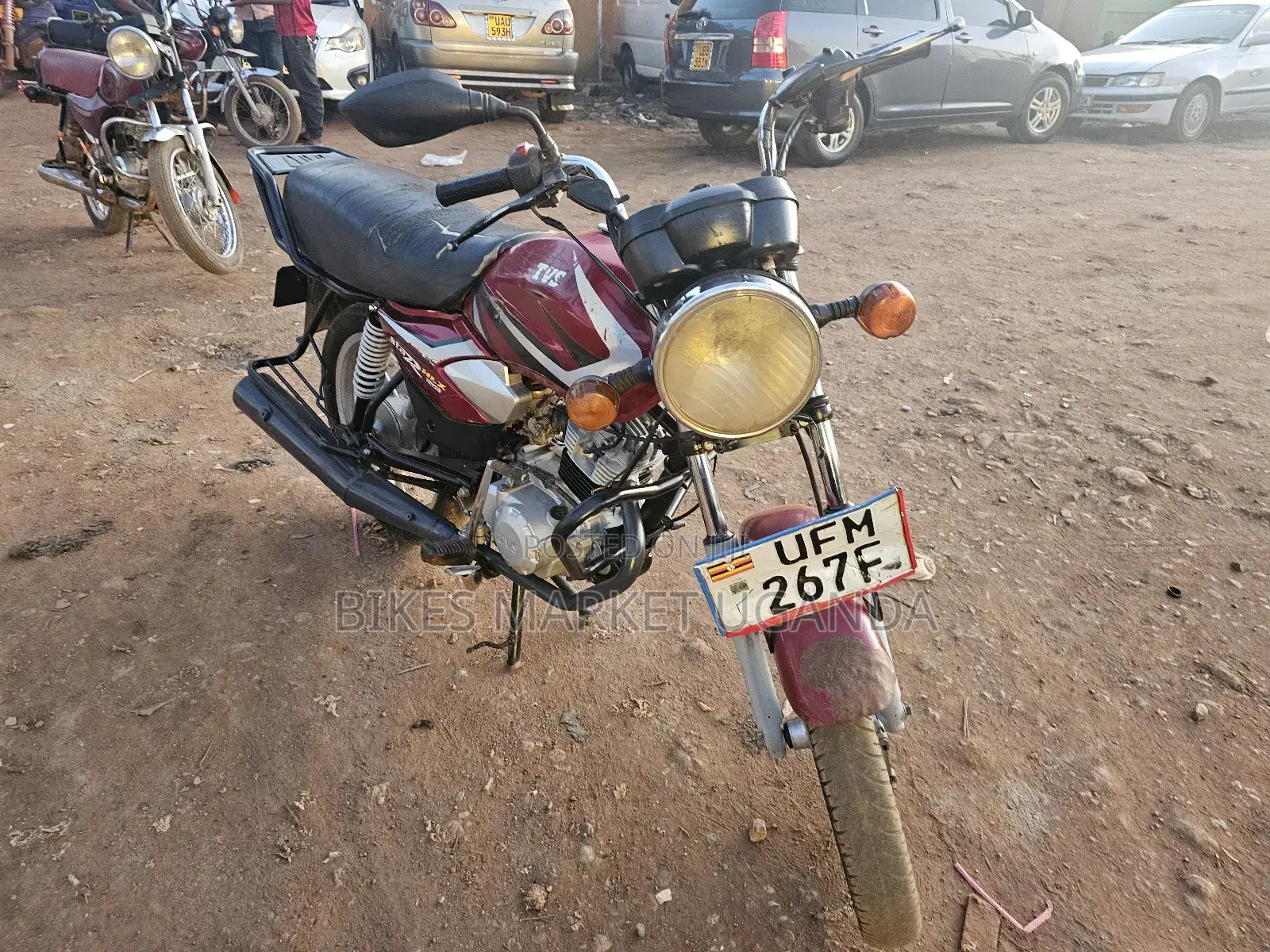 TVS HLX 125 2022 Red