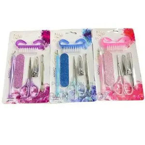 Manicure Pedicure Tools Kit for Men and Women - Blue/Pink/