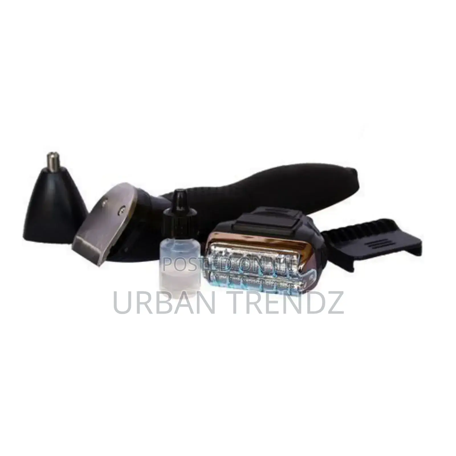 Rechargeable Professional Shaver Trimmer Care Set - Black