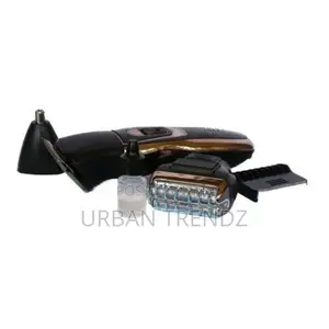 Rechargeable Professional Shaver Trimmer Care Set - Black