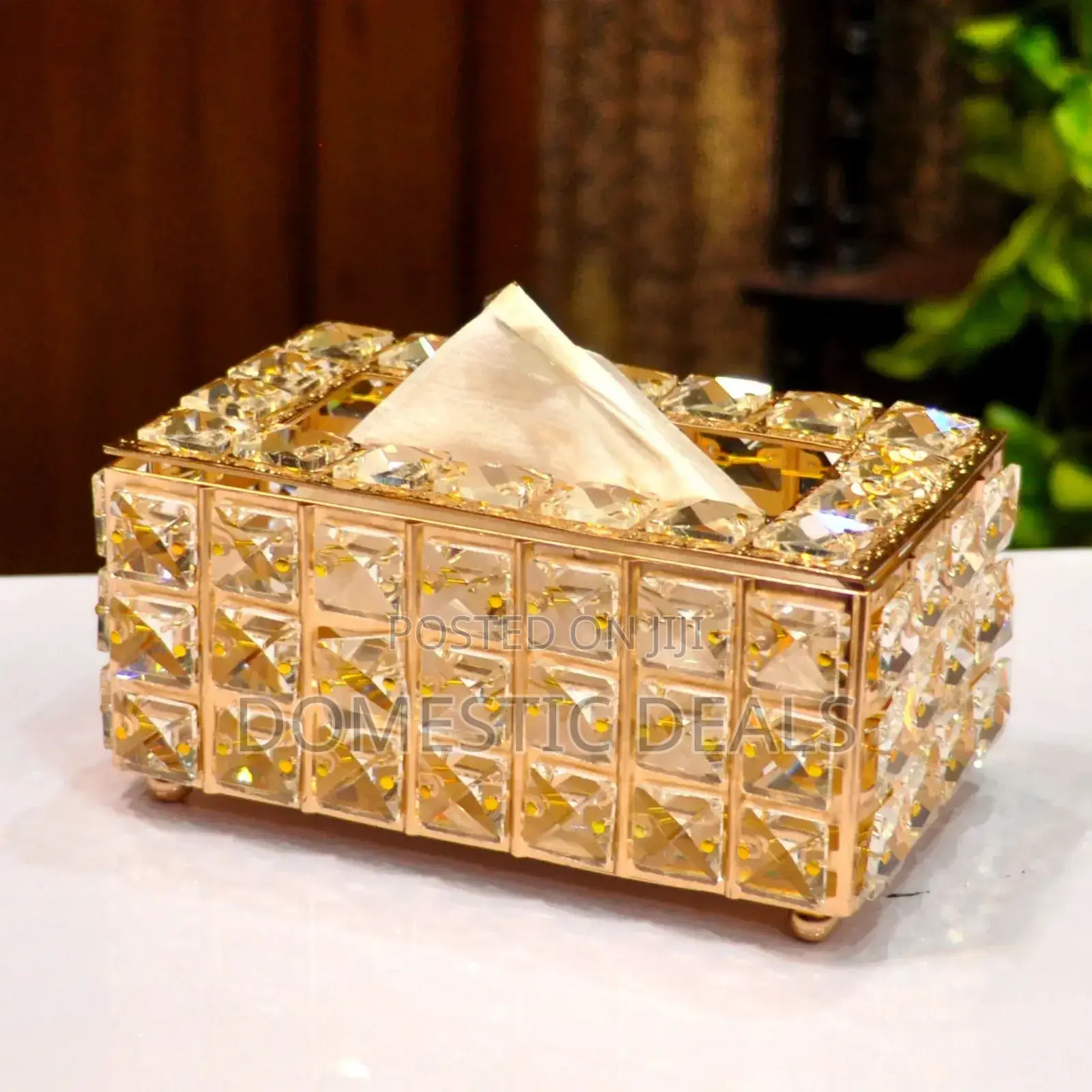 Crystal Tissue Napkin Holder