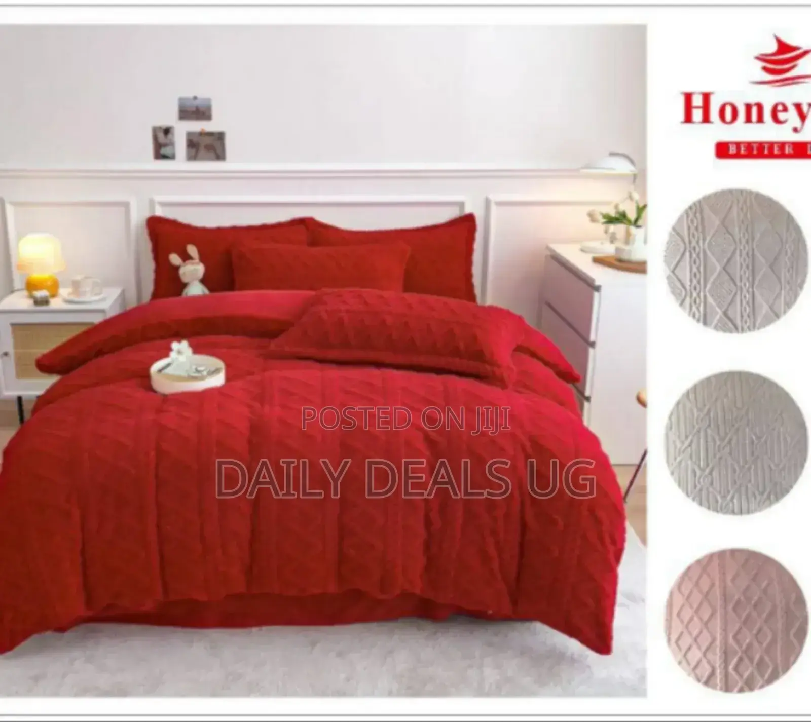 Red Fleece Duvet Covers