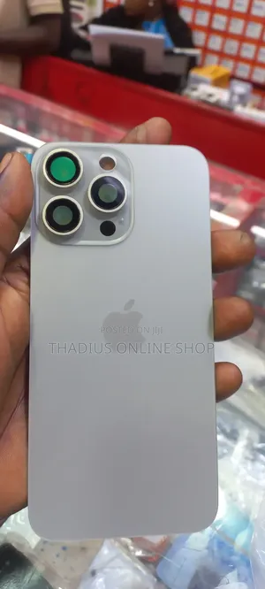 iPhone 15 Promax Nautral Titanium Back Glass Replacement
