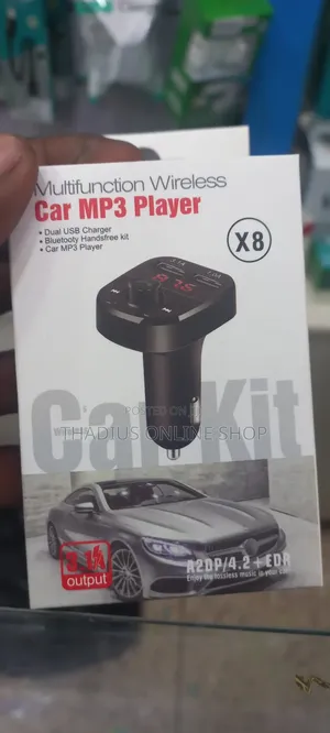 Multi Fuction Wireless Car Mp3 Player and Charger