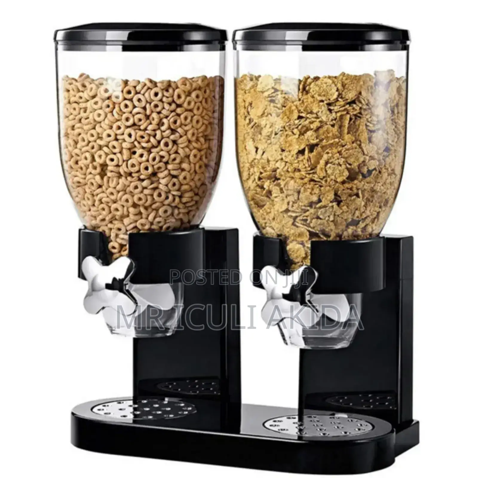 4L Double Cereal Plastic Dispenser Storage Containers