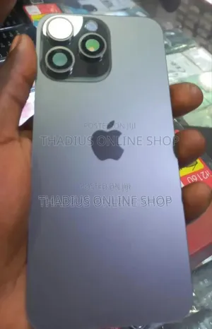 iPhone 14 Promax Pure Titanium Back Cover Glass Replacemnt