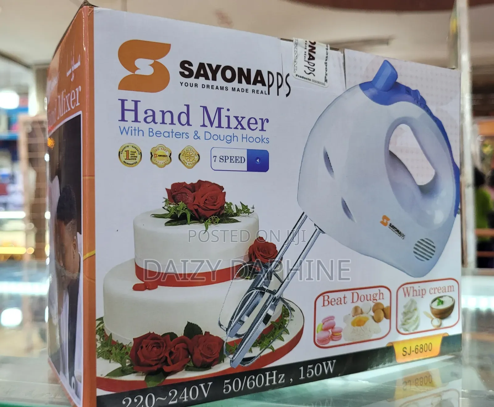 Sayona Hand Mixer/Electric Hand Mixer