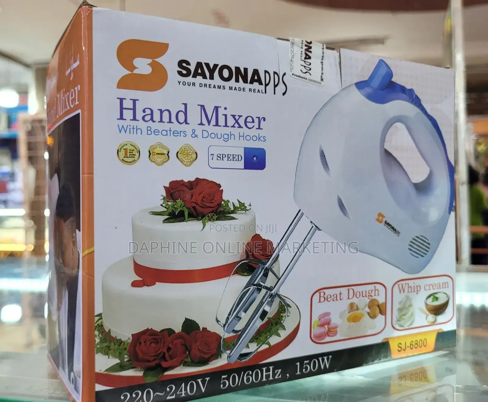 Sayona Hand Mixer/Electric Hand Mixer