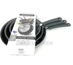 20/24/28cm 3pcs Non-Stick Saute Silicone Handle Frying Pans