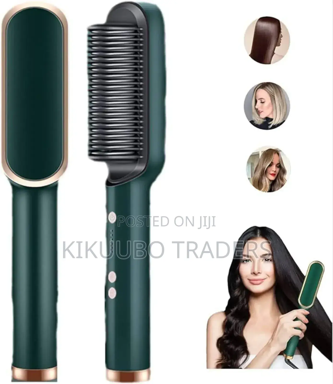 2in1 Electric Hair Straightener Comb