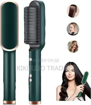 2in1 Electric Hair Straightener Comb