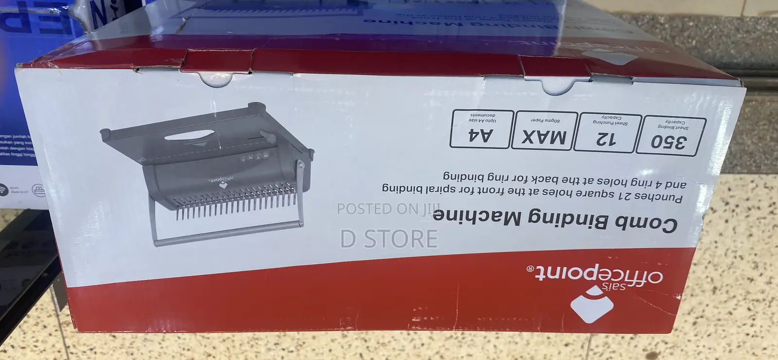 Office Point Comb Binding Machine