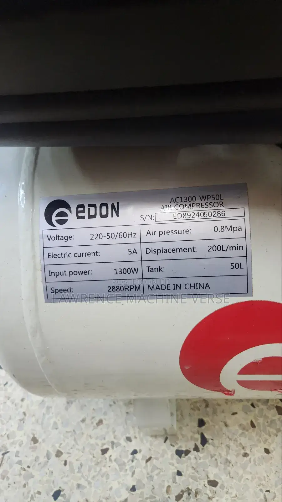 Air Compressor 50L Electric