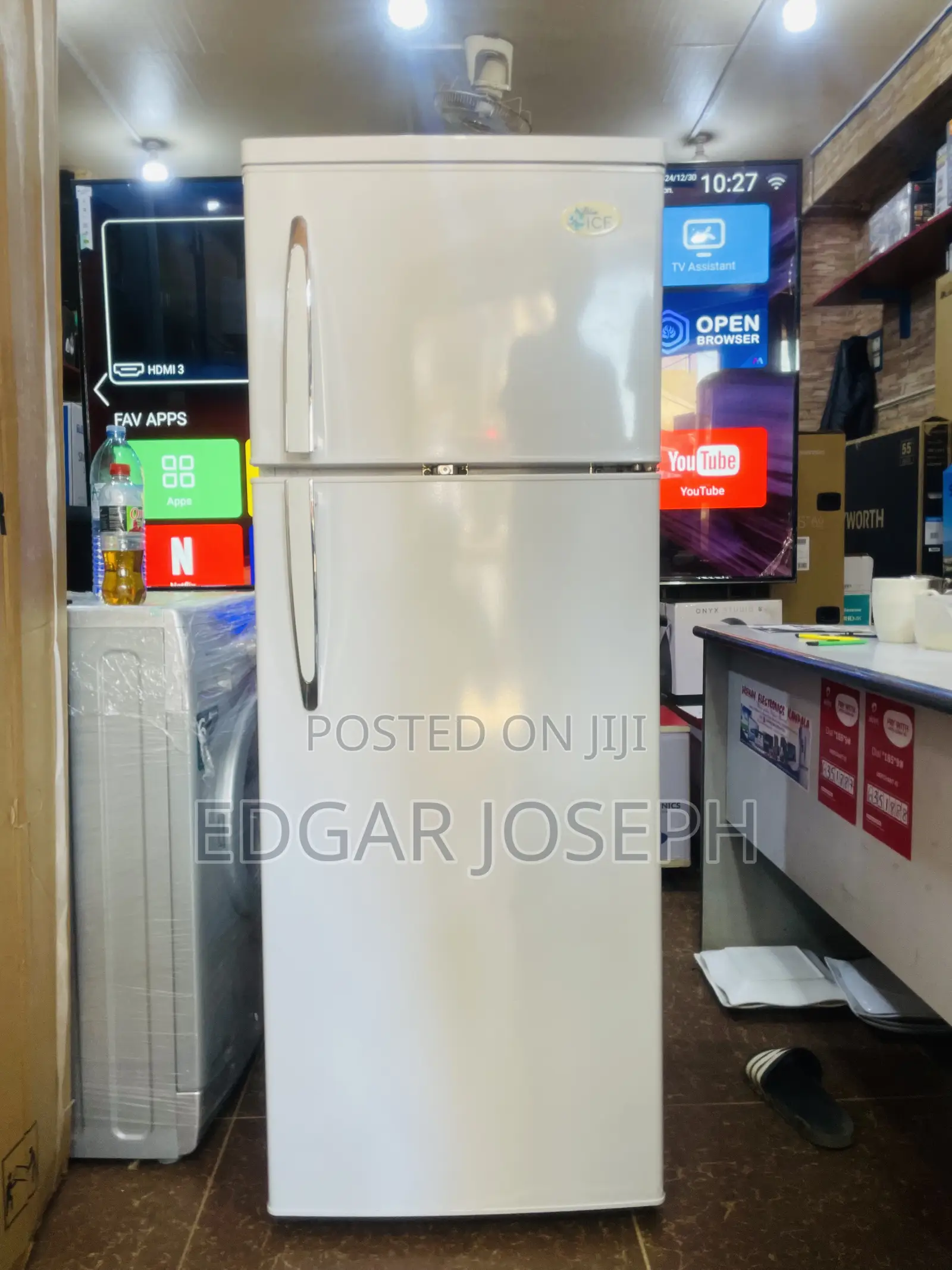 Blue Ice Refrigerator White 285L