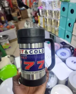 777 Hot and Cold Stainless Steel Vacuum Cup - Silver