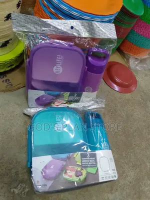 Plastic Baby Container and Bottle Set