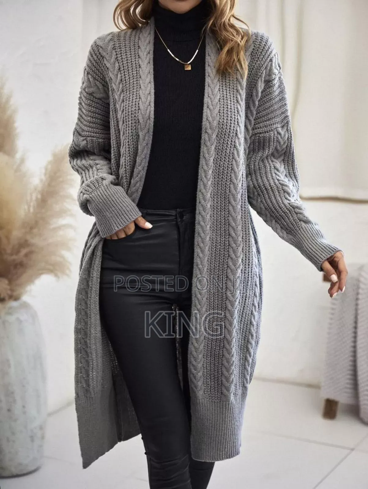 Excel Drop Shoulder Long Sleeved Cardigan